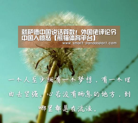 就萨德中国说话算数！外国佬评论令中国人愤怒【熊猫体育平台】